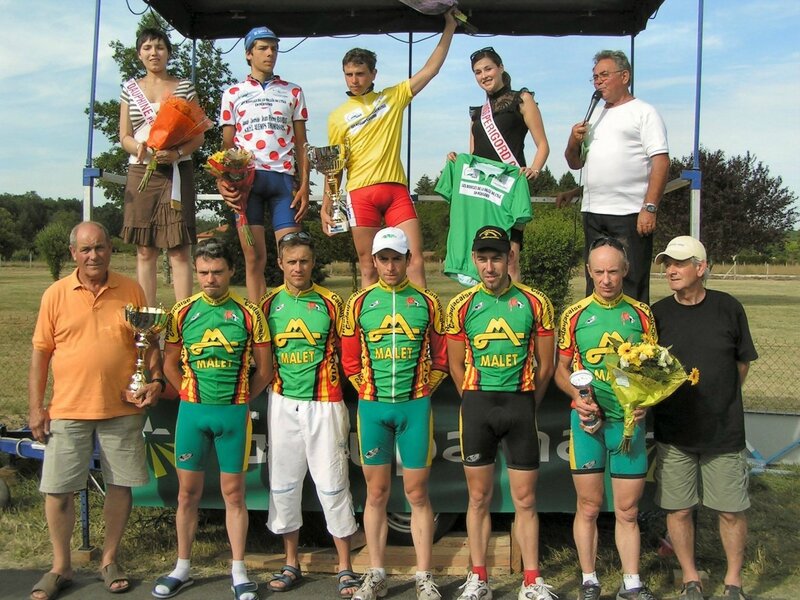 Le podium et tous les lauréats