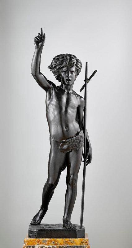 9: Bronze Saint Jean-Baptiste enfant