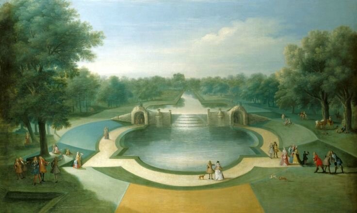 Studio of Marco Ricci (Belluno 1676-Venice 1730), A View of the Cascade, Bushy Park Water Gardens, c