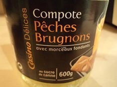 compote peches brugnons