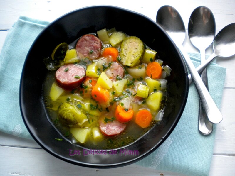 Soupe paysanne aux saucisses de Montbéliard 3