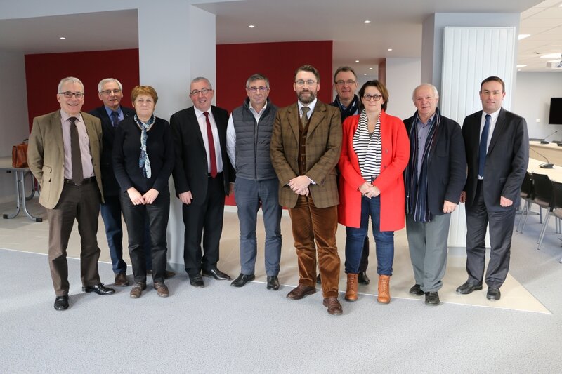 collectif élus soutien candidature David Nicolas présidente communauté agglomération Mont-Saint-Michel Normandie 2017