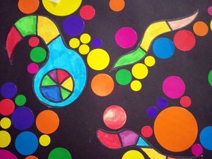 47_FORMES GEOMETRIQUES_à partir de Ensemble multicolore de Kandinsky réalisation (2)