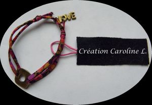 Bracelet Love-Liberty & étiquette