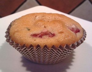 muffin fraise basilic