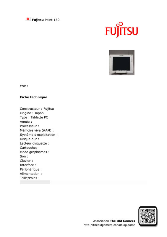 Fujitsu Point 150 -1