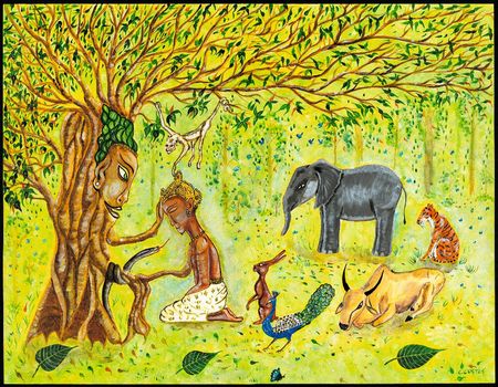 Arbres et seigneurs de la forêt ( conte d'inde pour enfant)