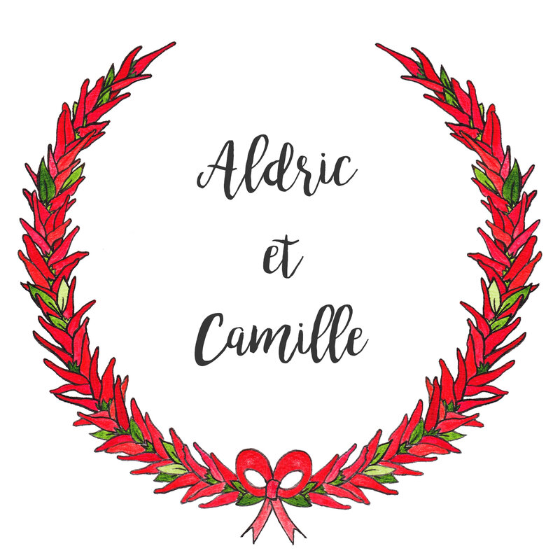 Couronne de Piments MARIAGE Camille & Aldric - 11 juillet 2020