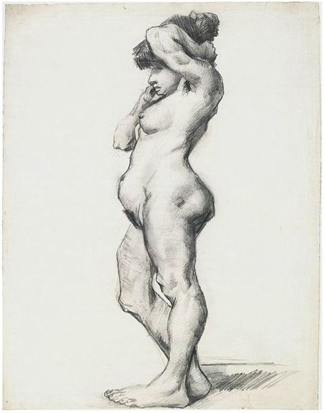 Standing-Female-Nude-Seen-from-the-Side