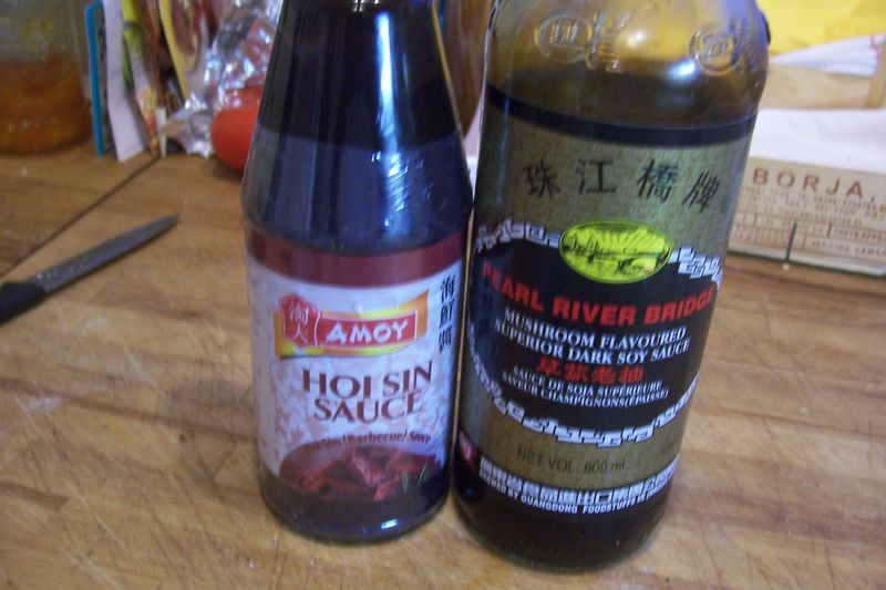 travers de porc, sauce hoisin recettes plats Porc, soja et princesses au wok