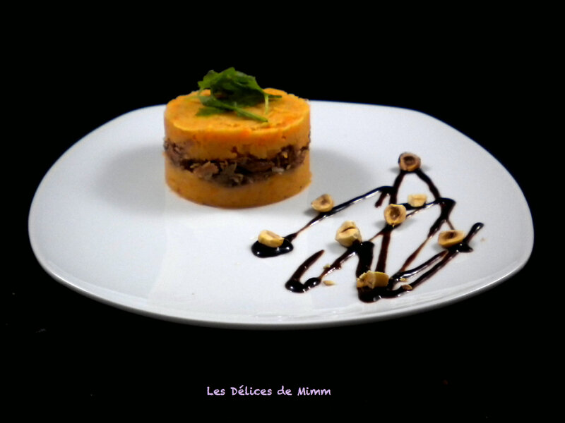 Parmentier de canard et patates douces 3