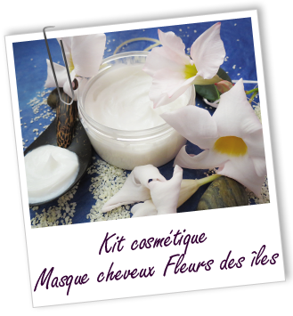 Kit cosmétique Fleurs des îles