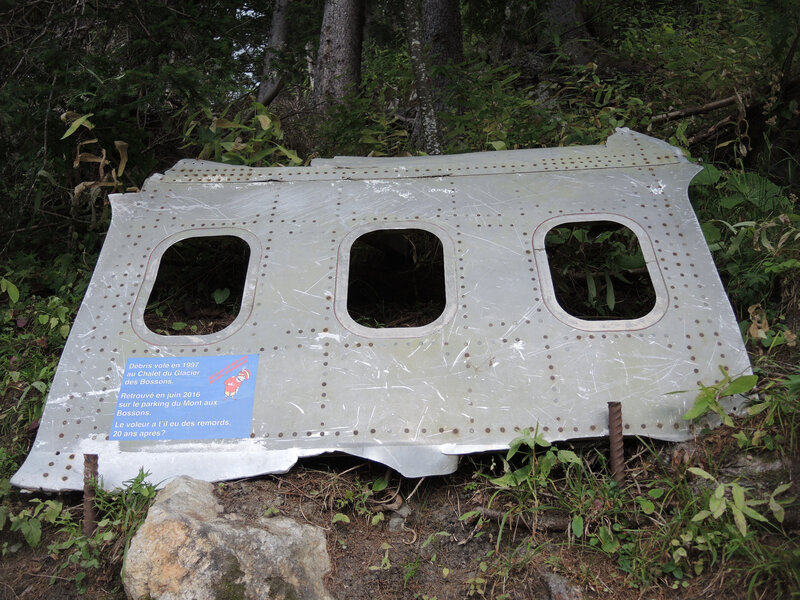 Les Houches, glacier des Bossons, Malabar Princess, fuselage (74)