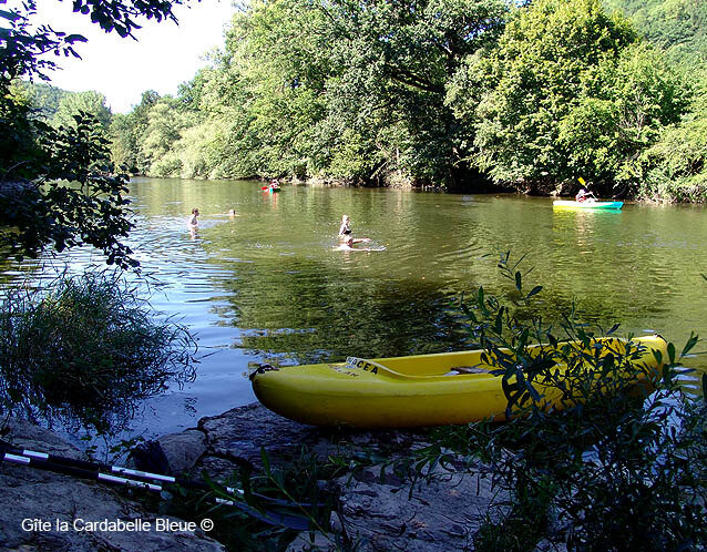 Lot baignade et canoe