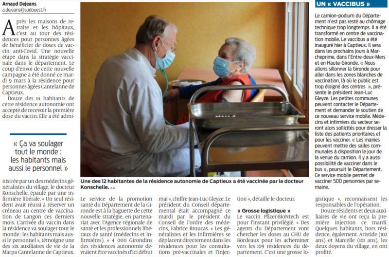 2021 03 10 SO Covid 19 les vaccins arrivent dans les résidences des séniors2