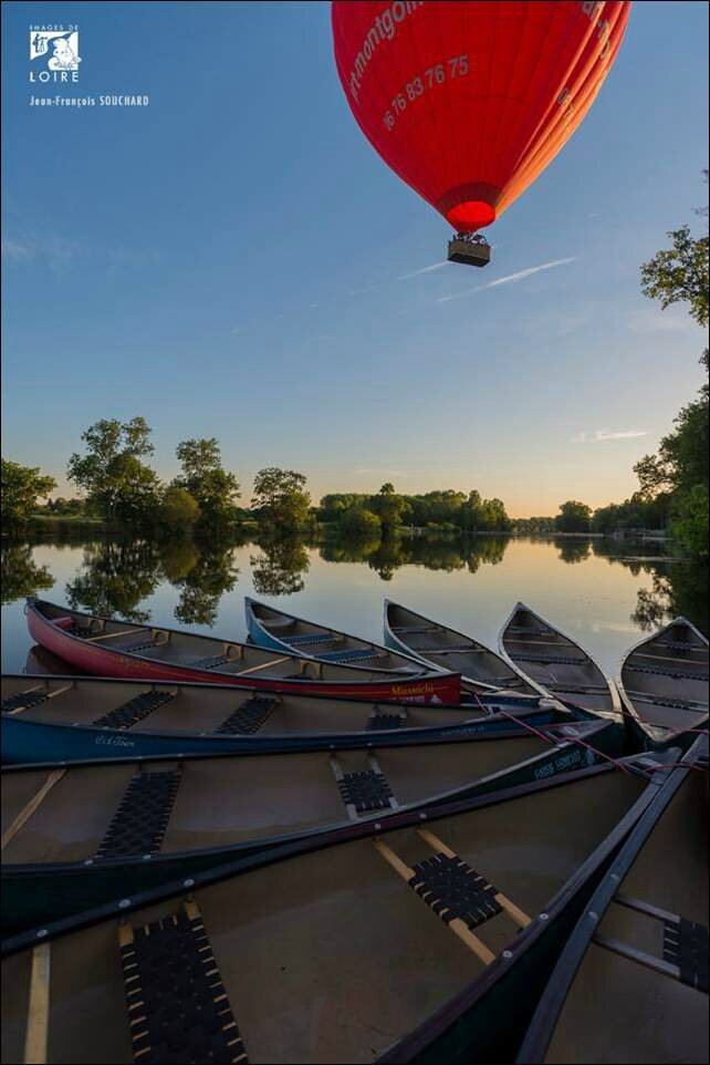 canoe-mongolfière