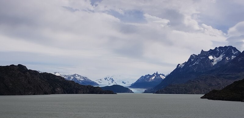 Torres del Paine glacier grey