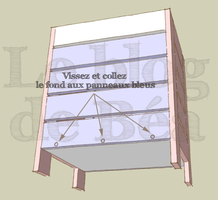 Table basse en bois de palette avec coffre de rangement