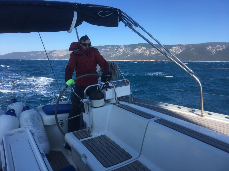Au nord de Zeca, Olivier à la barre, dimanche 15 mars 2020