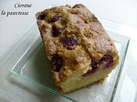 Cake à la framboise recettes Trop trop simple : le cake aux framboises