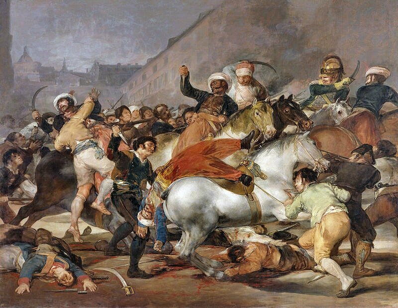 Francisco GOYA - El dos de mayo de 1808 en Madrid