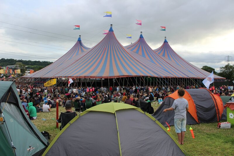 John Peel Stage Glastonbury festival 2013 camping