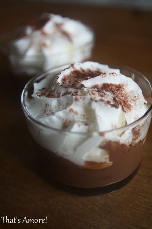 recettes Dessert alla pera, con panna montata al miele e alla cannella Sensation poire