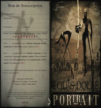 Flyer de Souscription Book Louis Dolle