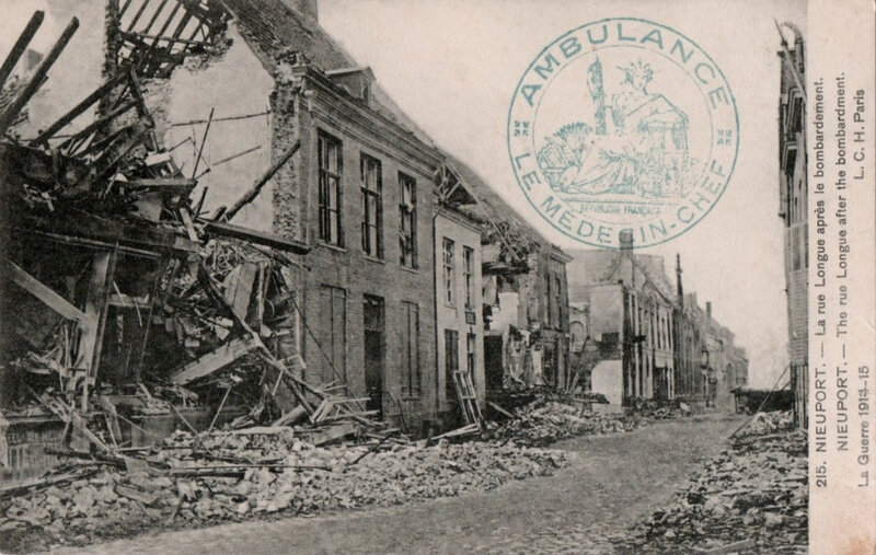 Nieuport (Belgique), cachet ambulance