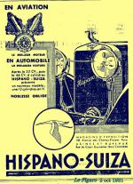 1931 figaro réclame hispan suiza