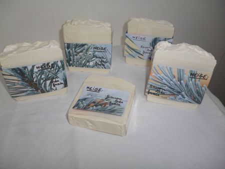 savon neige parfum frais