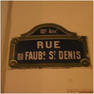 Rue du Faubourg Saint-Denis