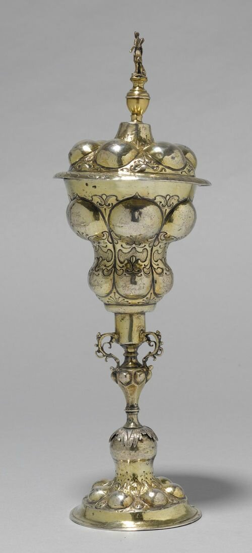 Silver-gilt goblet and cover, Nuremberg, 1638-1671. Maker's Silver-gilt goblet and cover, Nuremberg, 1638-1671. Maker's