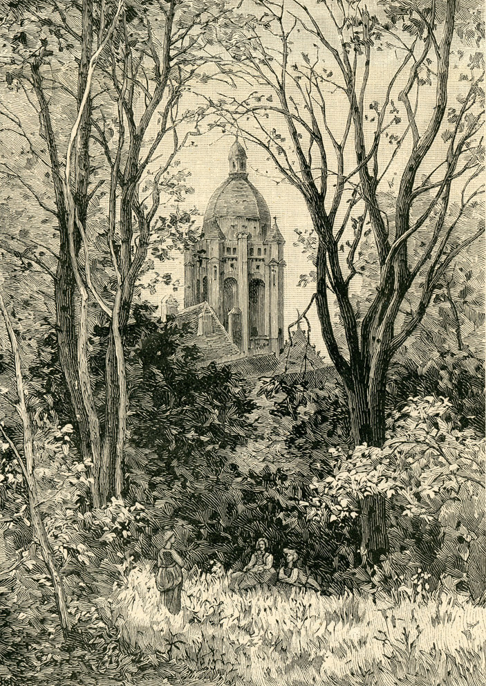 Mortagne Tour avant incendie Monde Illustré 29 mars 1890