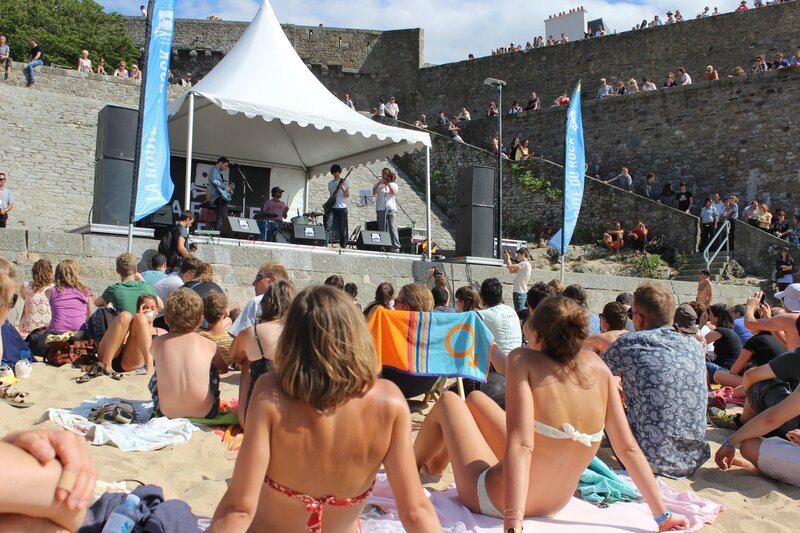festival la Route du Rock 2013 Saint-Malo intramuros plage de Bon Secours concert
