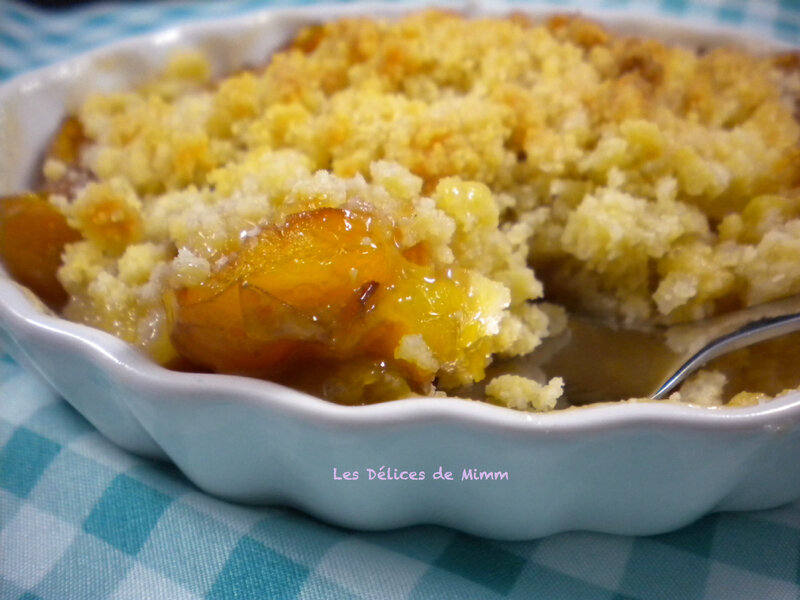 Crumble aux mirabelles 5