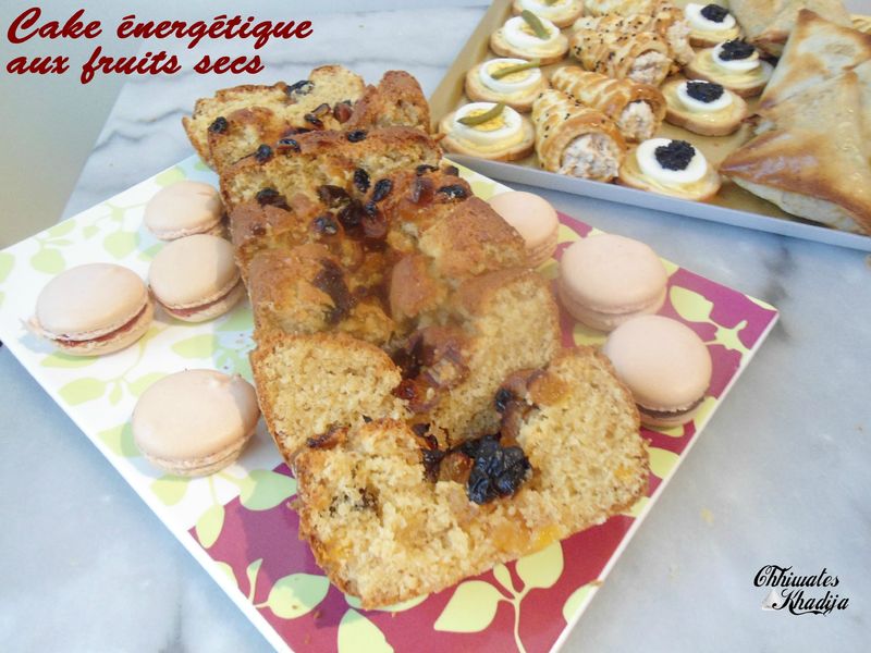 Cake énergétique fruits secs