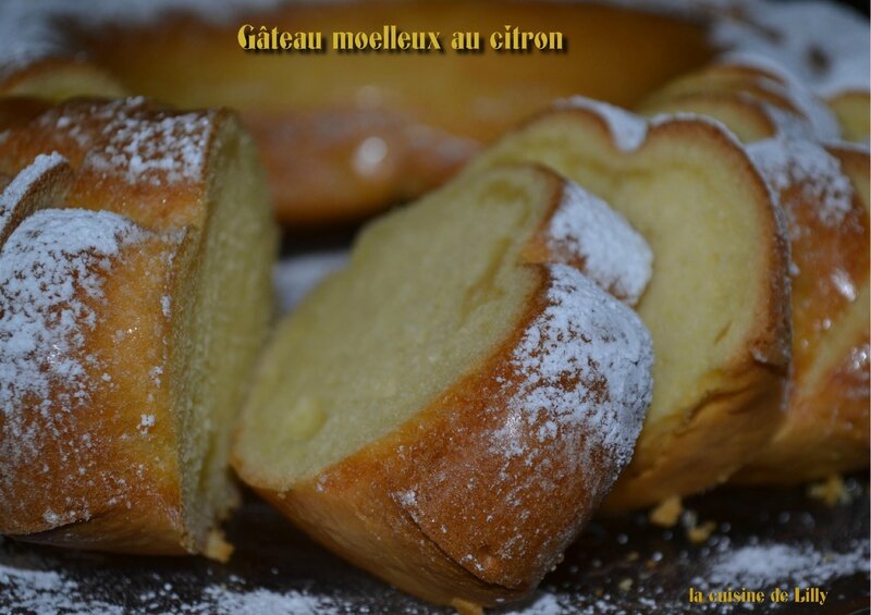 gâteau moelleux au citron