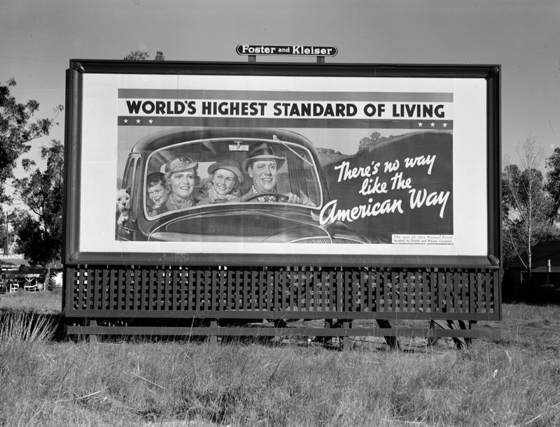 American way of life affiche pub