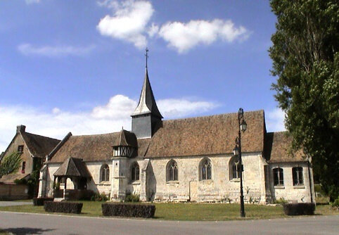 27 PINTERVILLE (église sainte trinité - 2 statues)