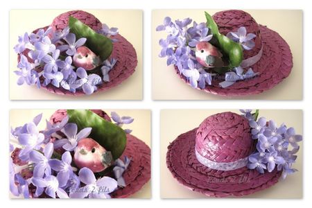 chapeau lilas