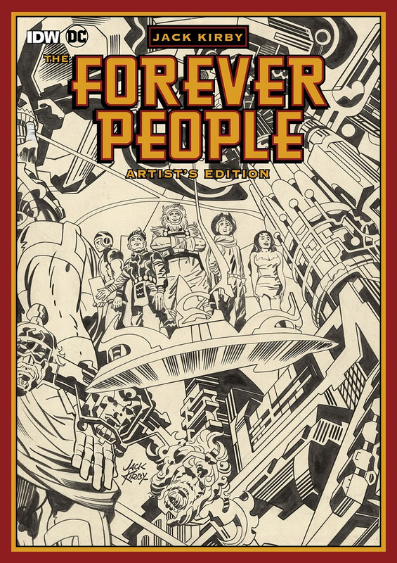 IDW artist edition forever people by jack kirby