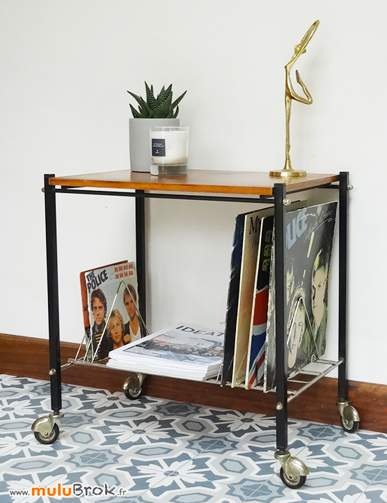 TABLE-Roulettes-PORTE-VINYLES-1-muluBrok-Vintage