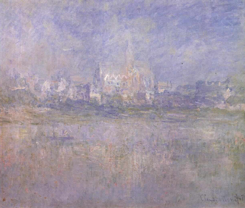 1879, Vétheuil dans le brouillard