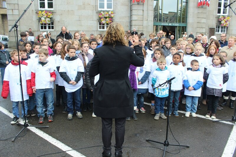 cérémonie 11 novembre 1918 2014 Avranches école intercommunale de musique armistice