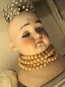 vintage baby doll head