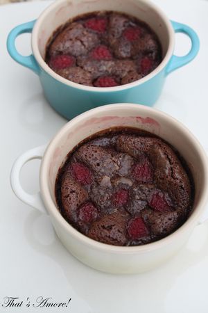 Gratin de framboises au chocolat – Gratin di lamponi al cioccolato Gratin de framboises au chocolat – Gratin di lamponi al cioccolato