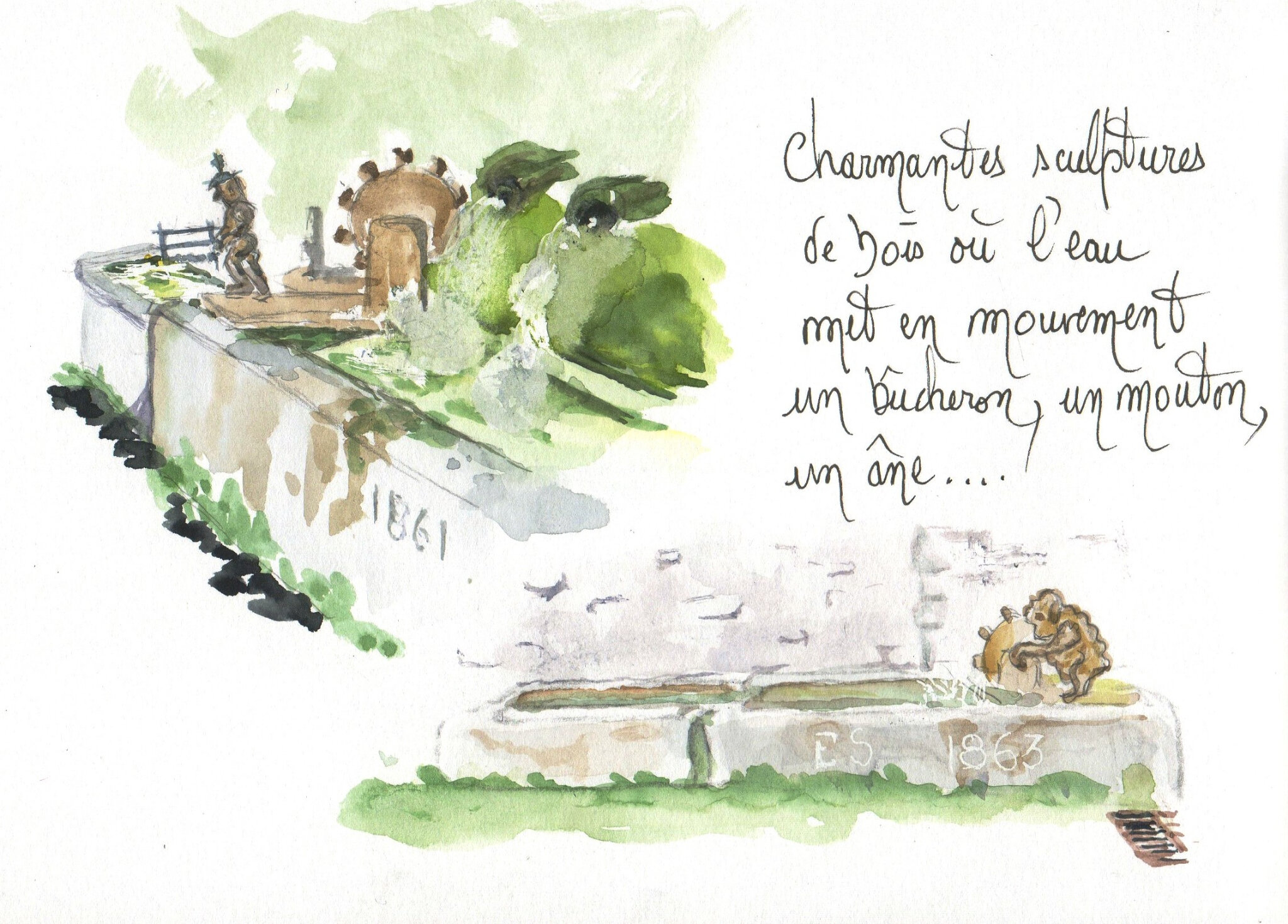  Fouillouse les deux fontaines