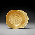 A very rare gold cup with chase <b>decoration</b>, Song dynasty (960-1279)