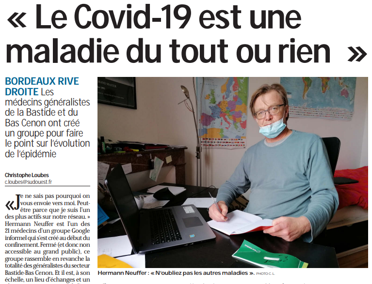 2020 05 16 SO Le Covid 19 est une maladie du tout ou rien